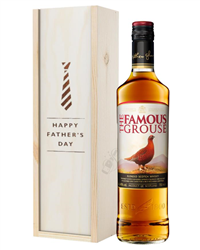 Famous Grouse Whisky Fathers Day Gift In Wooden Box