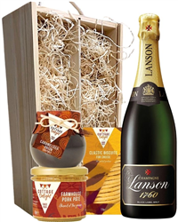 Lanson Champagne & Gourmet Food Gift Box