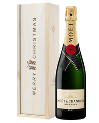 Moet et Chandon Champagne Single Bottle Christmas Gift