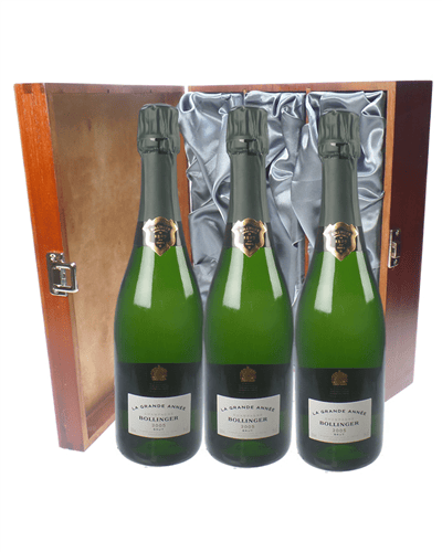 Bollinger Grande Annee Vintage Champagne Triple Luxury Gift