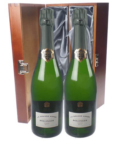 Bollinger Grande Annee Vintage Champagne Twin Luxury Gift