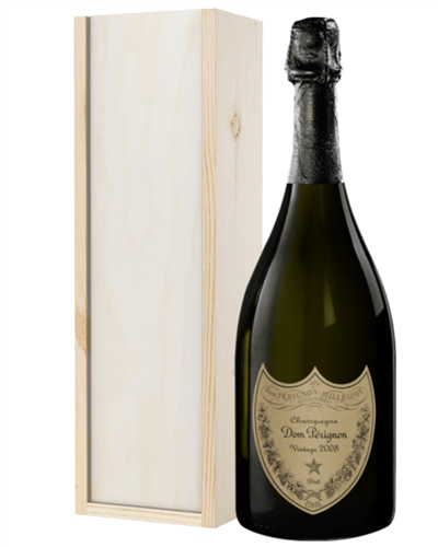 Dom Perignon Champagne Gift in Wooden Box