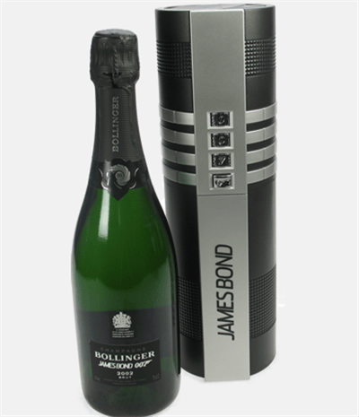 James Bond Bollinger 002 for 007 Champagne Gift