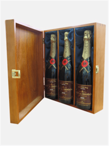Moet Vintage Rose Champagne Triple Luxury Gift