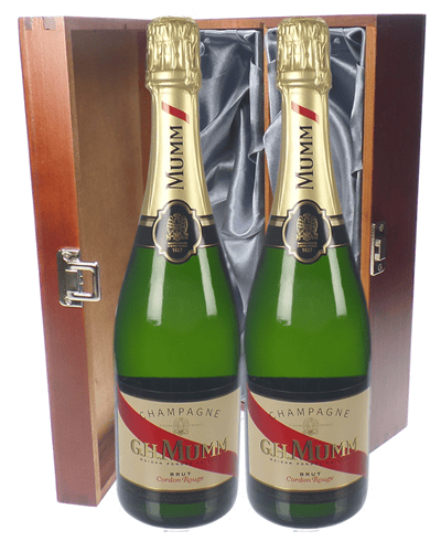 Mumm Cordon Rouge Champagne Twin Luxury Gift 