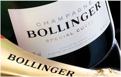 Bollinger Champagne Delivery