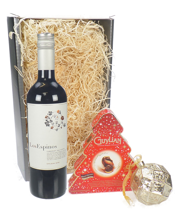 £28 Christmas Wine And Chocolates Gift Set Price Inc. Next Day Delivery