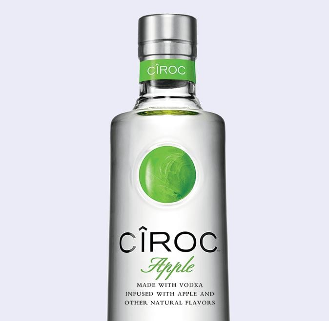 Ciroc Apple Flavour Vodka Sparkling Direct