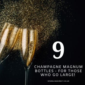 9 Champagne Magnum Bottles - For Those Who Go Large