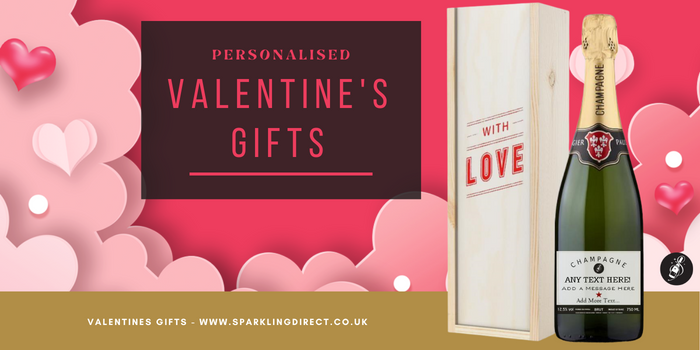 Champagne & Prosecco Valentines Gifts - Add Your Own Message!