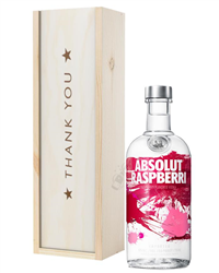 Absolut Raspberry Vodka Thank You Gift