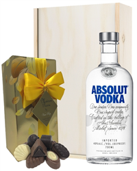 Absolut Vodka And Chocolates Gift Set