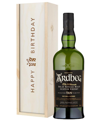 Ardbeg 10 Year Old Single Malt Whisky Birthday Gift