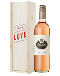 Argentinian Rose Wine Valentines With Love Special Gift Box