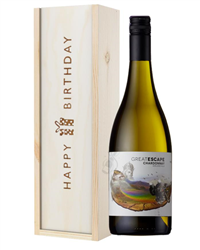 Australian Chardonnay White Wine Birthday Gift