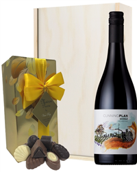 Australian Shiraz Red Wine and Chocolates Gift Set