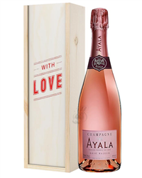 Ayala Rose Champagne Valentines Day Gift