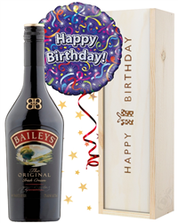 Baileys and Balloon Birthday Gift