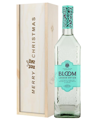 Bloom Gin Christmas Gift In Wooden Box