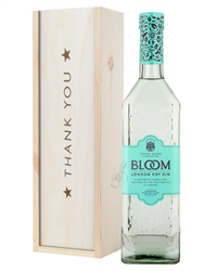 Bloom Gin Thank You Gift In Wooden Box