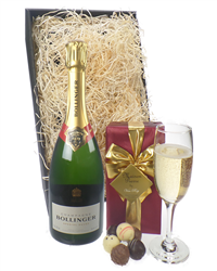 Bollinger Champagne & Belgian Chocolates Gift Box