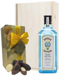 Bombay Gin and Chocolates Gift Set
