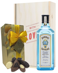 Bombay Sapphire Gin and Chocolates Valentines Gift