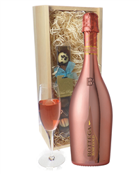 Botegga Rose Gold Prosecco And Chocolates Gift