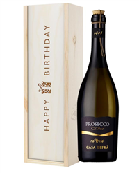 Casa Defra Prosecco Frizzante Birthday Gift