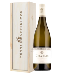 Chablis White Wine Single Bottle Christmas Gift