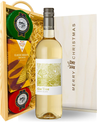 Chenin Blanc White Wine and Cheese Christmas Hamper