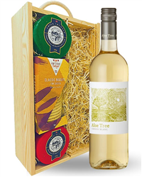 Chenin Blanc White Wine and Cheese Hamper