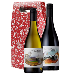 Christmas Australian Mixed Wine Twin Gift