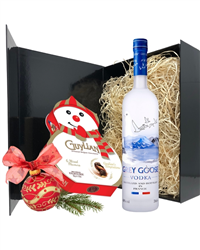 Christmas Vodka and Chocolates Gift Set