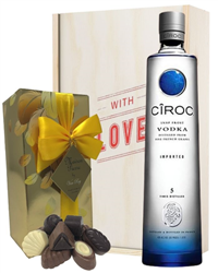 Ciroc Vodka and Chocolates Valentines Gift