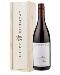 Cloudy Bay Pinot Noir Red Wine Birthday Gift