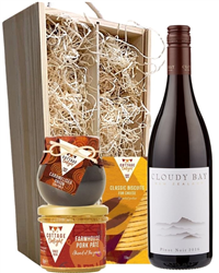Cloudy Bay Pinot Noir Wine & Gourmet Food Gift Box