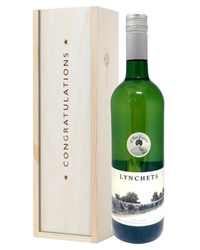 English White Wine Congratulations Gift