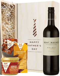 Fathers Day French Malbec Red Wine Hamper