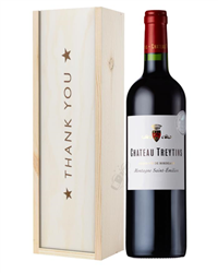 French Bordeaux Red Wine Thank You Gift
