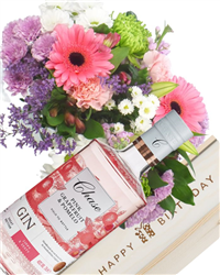 Gin And Flowers Birthday Gift