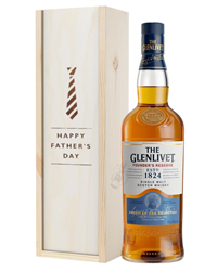 Glenlivet Founders Reserve Single Malt Whisky Fathers Day Gift In Wooden Box