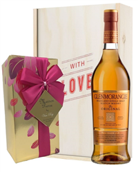 Glenmorangie Original Whisky and Chocolates Valentines Gift