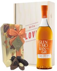 Glenmorangie Original Whisky and Chocolates Valentines Gift