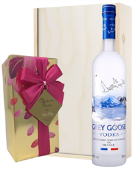 Grey Goose Vodka and Chocolates Gift Set