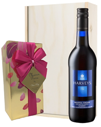 Harveys Bristol Cream And Chocolates Gift Set