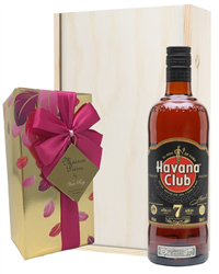 Havana Club 7 Year Old Rum And Chocolates Gift Set