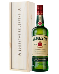 Irish Whiskey Sorry You Are Leaving Gift