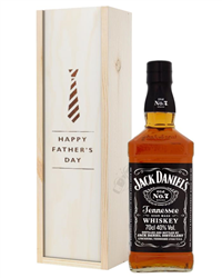 Jack Daniels Tennesse Whiskey Fathers Day Gift In Wooden Box