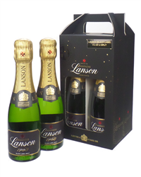 Lanson Black Label Champagne Quarter Mini Gift Set